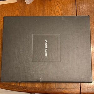 Saint Laurent large shoe box. Some sings of wear.